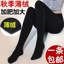 Spring and Autumn Thin Velvet Womens Medium Thick Plus Size Leggings Plus Fat Wear Slim 200 Jin Fat mm Pantyhose