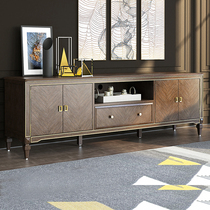 Nest fun American solid wood TV cabinet light luxury post-modern simple coffee table TV cabinet combination high-end living room furniture