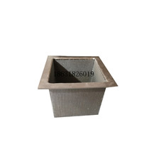 Set to make stainless steel sintered mesh filter core square gas filter core 1 inch fast mounted respirator screen flange connector