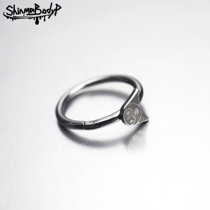 shinma kuluo mi titanium steel buckle lip ring lip nail with hole hot girl Japanese and Korean Abi cute puncture jewelry