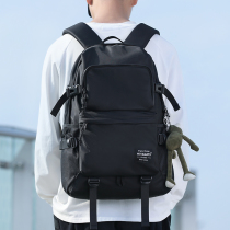 Backpack men mens Japanese trendy brand ins tide cool travel computer fashion trend overpack college students schoolbag
