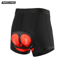 Riding briefs mens summer thickened silicone cushion bike underpants breathable high-bomb riding shorts equipped