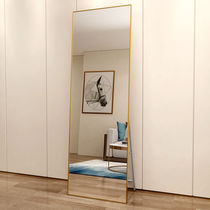 Full-length mirror floor mirror home female Nordic simple Net red ins Wind girl bedroom girl fitting mirror
