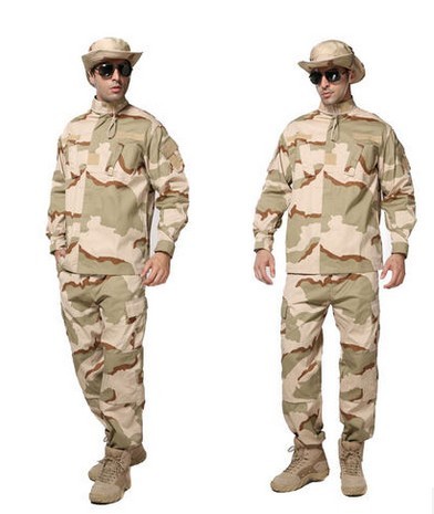 Seiko version of American Sansha camouflage suit CS field suit cotton polyester suit for training long suit