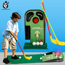 Childrens Golf Set with flash music Golf Putter toy trainer Outdoor indoor sports