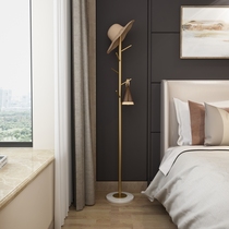 Simple modern light luxury creative Marble metal coat rack Nordic Bedroom floor-to-ceiling clothes rack Entrance hanger