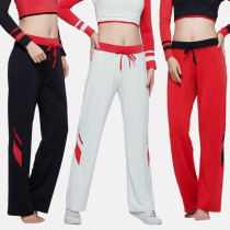 Haozhou Summer Fitness Yoga Clothing Jumping Aerobics Bottom Competition Five Color Women Loose High-performance Sports Pants 8201