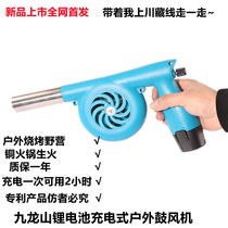Blower 220V strong suction hair dryer dual-purpose 12v Small 24v ash gun blower for high-power Industrial use