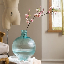 The Culvert Cherry Blossom Peach Blossom Branch Emulation Floral Floral Suit Zen Chinese Style Day Style Home Decoration Pendulum