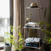 Juhan hanging shelf Flower stand Creative charm storage tray Grocery display Designer free space