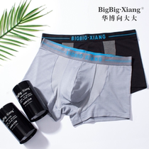 Autumn and Winter New 2020 to the big black technology Maca mens pants Modale pure cotton middle waist
