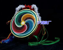 Tibetan drums back the Sky drum the closest person to the Sun the sun on the snow mountain top can be customized Mage