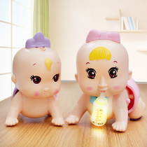 Electric climbing baby baby crawling doll music educational toy 0-1-2 years old baby guide learn to climb 0-6-12 months