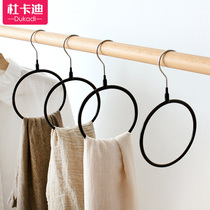 Multi-function hanging towel rack household storage artifact tie silk scarf rack belt stocking ring ring ring hanger