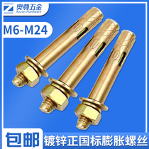 m6m8m10-m24 iron pull explosion expansion screw bolt explosion screw inner and outer expansion screw extended expansion tube