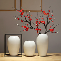Jingdezhen ceramic vase modern simple Chinese living room porch decorations ornaments home dried flower arrangement