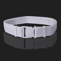White security belt patrol duty belt tactical belt training Training Training belt security supplies male