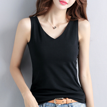 2 pieces of 49 yuan] white camisole female 2021 New Spring Summer sexy sleeveless top base shirt
