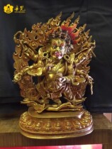 Six arms of Nepali full-time gold boutique six arms of Maha gah six arms of great black sky 33cm