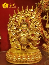 Nepalese bail-in-hand BodhisattBodhisattva Chiandoje pure handmade bronze Buddha 7 inches of the Buddha High 21cm