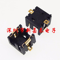 AG13 button battery holder 2 sections AG13 battery box double AG13 battery holder SMT gold-plated high temperature resistance