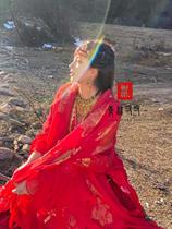New heavy Donggong Xiaofeng red desert section at first sight red costume Peng Xiaoran Donggong girl with the same costume red