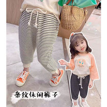 Childrens pants childrens clothing boys spring and autumn pants baby Autumn casual pants childrens autumn wear sports pants trousers