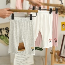 Girls baby summer wear strength wear bottle pants in baby 2022 summer new products thin seven pants