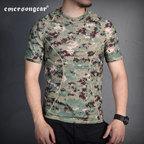 Emerson emersongear tight T-shirt short sleeve mens round neck camouflage outdoor sports sweating running shirt