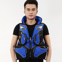 Jia Ruiji fishing life jacket large buoyancy vest professional sea fishing multi-purpose fishing multi-pocket grab new