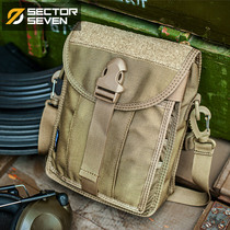 District 7 Hedgehog tactical shoulder bag EDC daily commuter multifunctional satchel casual office worker shoulder bag