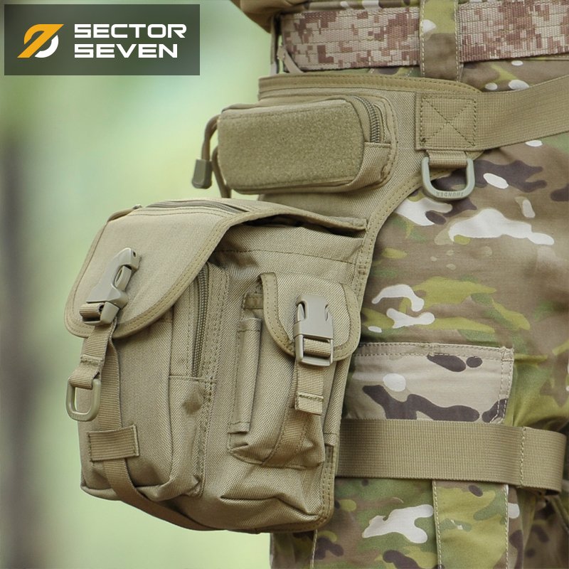 Section 7 Shovel Armor Tactical Leg Bag for Men and Women Multifunctional Outdoor Special Equipment Jedi Survival Lumbar and Leg Hanging Bag Bag