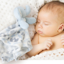 The baby can enter the sleep baby sleeping artifact saliva towel plush toy doll doll hand doll