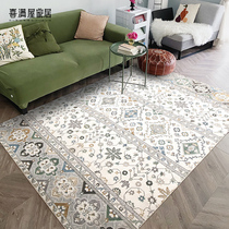American carpet living room light luxury high-end household coffee table blanket Turkish imported European-style retro bedroom floor mat