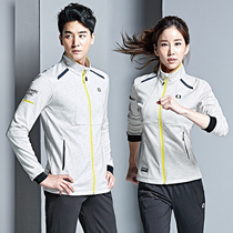 Korean badminton clothing autumn and winter long sleeve suit mens and womens sportswear quick-drying breathable tennis clothing group purchase custom team uniform