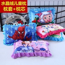 Childrens Pillow Case 30x50 Coral Velvet Flannel Plus Crystal Velvet Baby Pillow Case 47*28 One