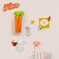 Cute carrot sealing clip Creative kitchen clip Food snack bag sealing clip artifact refrigerator magnet