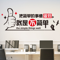 Inspirational wall stickers office company corporate culture background wall decoration stickers staff motivation slogan team