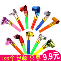 Dragon blowing whistle creative childrens birthday party gift whistle balloon horn blowing long nose small toy batch