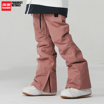 Nanen 1920 new thin version of padded ski pants waterproof warm snow pants snowboard pants ski clothes for men and women