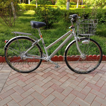 26-inch aluminum alloy shaft drive chainless Japanese bicycle internal three-speed sensor lamp roller gate commuter car