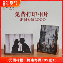 Fanhan wooden photo frame setting customized 6 6 7 7 8 inch plus washing photo graduation commemorative acrylic photo frame