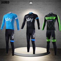 Spring Summer Speed Dry Long Sleeve Riding Suit Suit for men and women Custom Mountain Highway Self-row Fleet Edition Large code autumn and winter