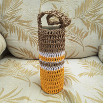 Factory direct sales pure hand-woven gourmet master couple thermos cup cover free snow coaster buy more and give more