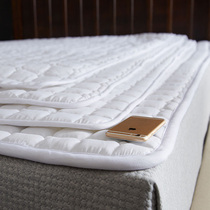 Hotel antibacterial anti-mite mattress cushion home single dormitory feather mattress cushion bed folding