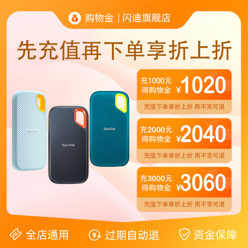 🔥揭秘这款VIP专享神器：【sandisk闪迪旗舰店 购物金】VIP专属限量 全店通用 🛍️-淘宝闪购-淘宝好物网