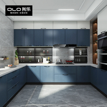  I Le Basel cabinet modern simple kitchen stove cabinet overall household custom quartz stone countertop decoration