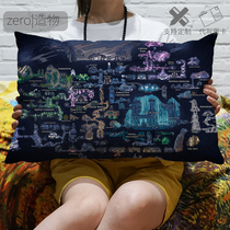 Hollow Knight switch game perimeter rectangular pillow custom cushion waist pillow