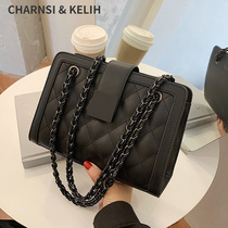 Charnsikellih bag 2023 new skinny armpit hundred chain bag of bag diamond leather bag