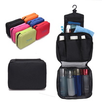 Foreign trade single Oxford cloth large-capacity home travel can be hung portable wash bag cosmetics classification storage bag